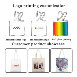Premium Canvas Custom Tote Bag Reusable Fabric Embroidered Nautical Women Cotton Shopping Canvas Tote Bags with Logo