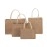 Wholesale Eco-Friendly Organic Jute Shopping Bag Customizable Logo Reusable Burlap Tote Letter Fashionable Boutique Retailers