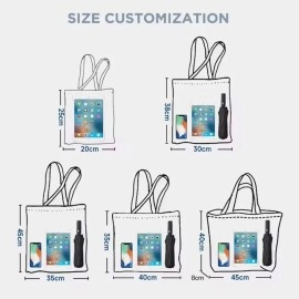 Customized Canvas Bags Based on Samples Supporting Customized Printed logo Canvas Bags High-quality Handbags Tote Bags