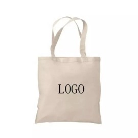 Customizable Promotional Canvas Tote Blank logo Printed Pattern Shopping Cotton Bag