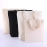 100% Eco-Friendly Cotton Canvas Tote Shopping Bag Very Thick Reusable Totebag with Customized Logo for Groceries