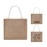 Wholesale Eco-Friendly Organic Jute Shopping Bag Customizable Logo Reusable Burlap Tote Letter Fashionable Boutique Retailers