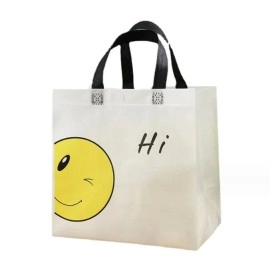 Wholesale Custom Printed Recyclable Biodegradable Eco Grocery Custom Non Woven Shopping Tote Bag with Logos
