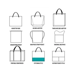 Customized Canvas Bags Based on Samples Supporting Customized Printed logo Canvas Bags High-quality Handbags Tote Bags
