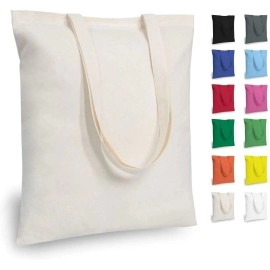 Wholesale Custom Print Logo Cheap Reusable Shopping Bags Cotton Canvas Tote Bag