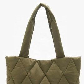 Factory Custom Fashion Personalised Tote Bags Puffer for Women