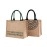 Wholesale Eco-Friendly Organic Jute Shopping Bag Customizable Logo Reusable Burlap Tote Letter Fashionable Boutique Retailers