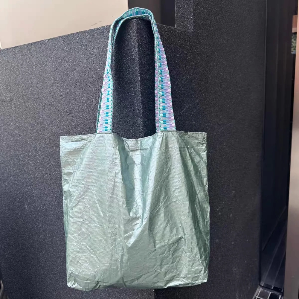 Custom Logo Eco-Friendly Reusable Tote Bag Waterproof Washable Large Capacity DuPont Paper Shopping for Wholesale