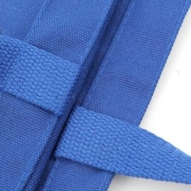 Promotional  Wholesale 100% Blue  Cotton Fabric Tote Cotton Canvas Printed