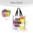 Colorful Customized Tote Bags