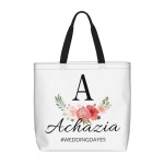 Simple flower pattern custom bag
