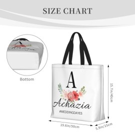 Simple flower pattern custom bag