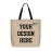 Brown Customized Canvas Tote Bag