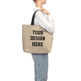 Brown Customized Canvas Tote Bag