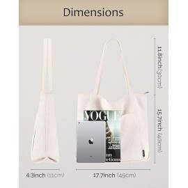 Prite Corduroy Tote Bag